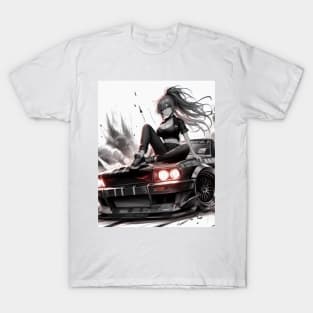 anime street race girl T-Shirt